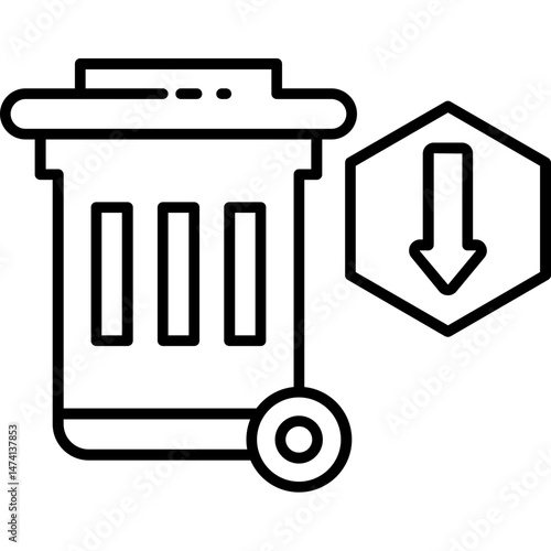 Waste Reduction Icon