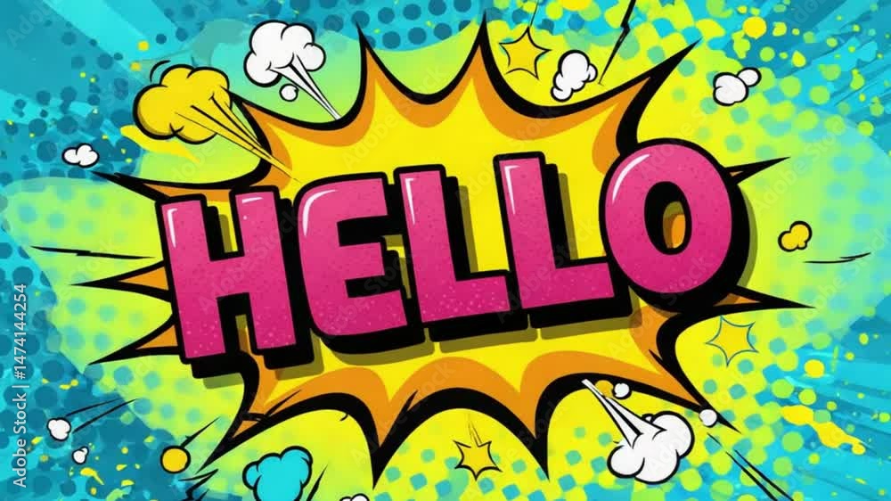 3D colorful text 'HELLO' on a bright, glossy white floor with a soft pastel gradient background — cheerful and welcoming atmosphere 3D colorful text 'HELLO' on a bright, glossy white floor with a soft pastel gradient background — cheerful and welcoming atmosphere