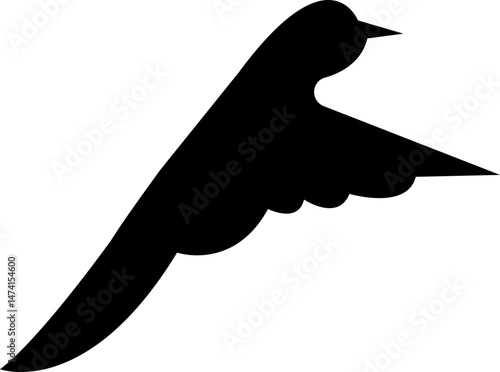 silhouette, flying, birds, wide, open, wings, vector, art, template, designs, icon, ink, grunge, afar, brush, hand-drawn, marker, crayons, icons, isolated, transparent background, mobile app, variatio