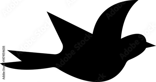 silhouette, flying, birds, wide, open, wings, vector, art, template, designs, icon, ink, grunge, afar, brush, hand-drawn, marker, crayons, icons, isolated, transparent background, mobile app, variatio