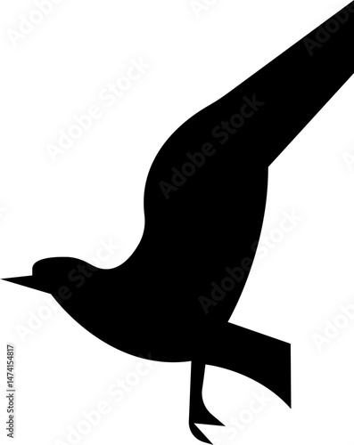 silhouette, flying, birds, wide, open, wings, vector, art, template, designs, icon, ink, grunge, afar, brush, hand-drawn, marker, crayons, icons, isolated, transparent background, mobile app, variatio