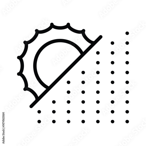 A sun shining over cracked soil, symbolizing drought conditions.