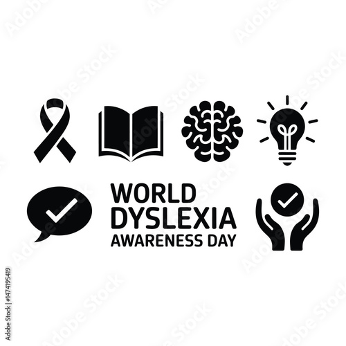 colorful dyslexia support design