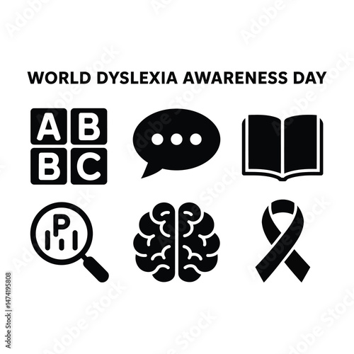dyslexia learning disability illustration