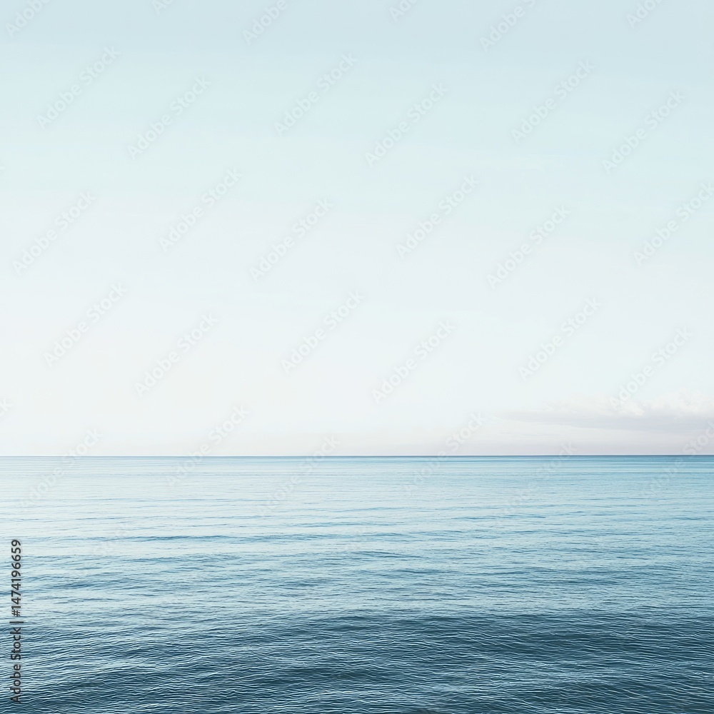 Tranquil ocean horizon Tranquil ocean horizon