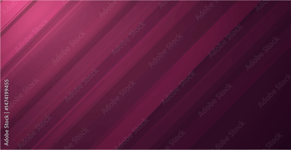 Fototapeta premium Abstract purple burgundy abstract background. Geometric pattern shape. Line stripe triangle angle. Color gradient. Shadow. Matte. Rough grain grungy. Design.