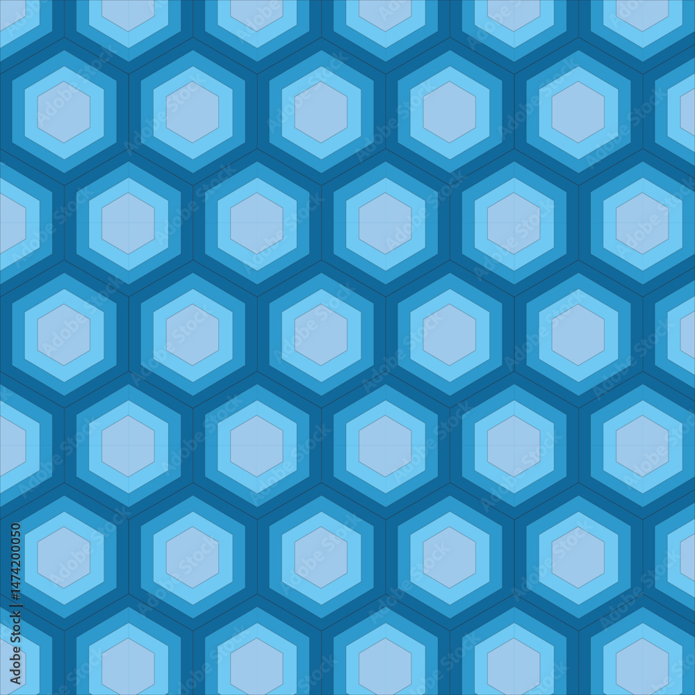 Fototapeta premium seamless hexagon pattern