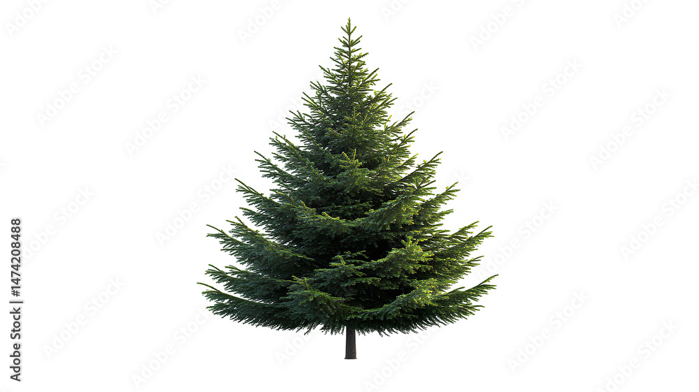 Fototapeta premium pine tree on transparent background