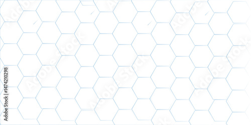 Abstract background of hexagon. White honeycomb with a gradient color. Isometric geometry. Hexagonal 3d vector grid tile and mosaic structure simple style hexagonal graphic concept.
