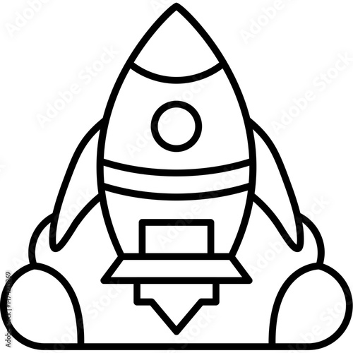 Rocket Launch Icon