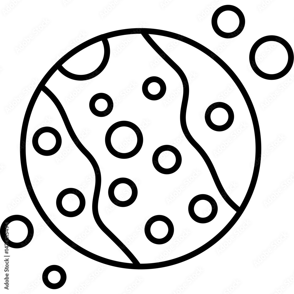 Fototapeta premium Planet Icon