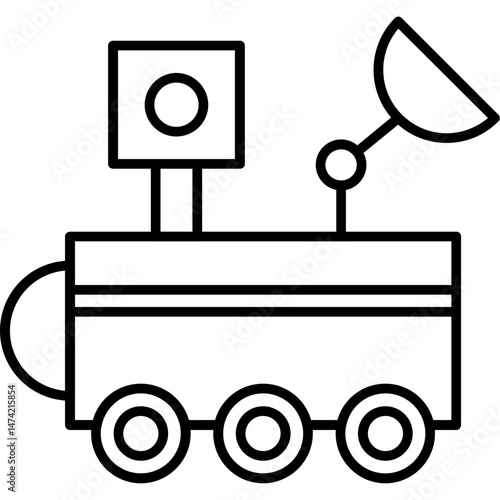 Moon Rover Icon