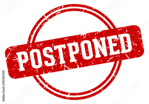 postponed stamp