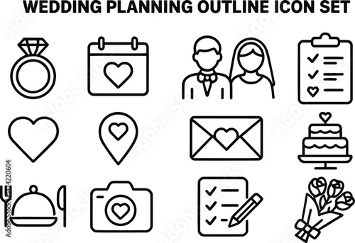 Vector illustration depicting key aspects of pregnancy, childbirth, and early parenthood in a simple and modern style