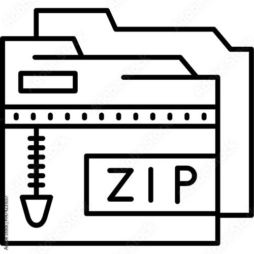 Zip Folder Icon