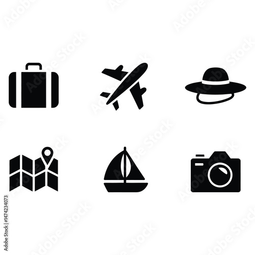 beach picnic and sunset vector art