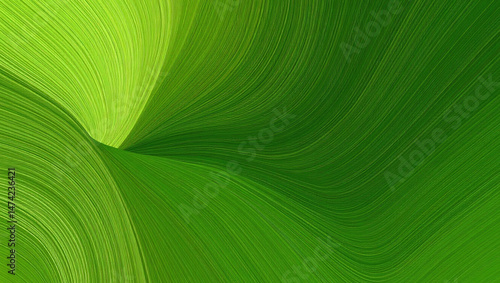 Green fractal background