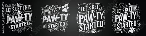Chalk Typography and Jungle Friends – A Whimsical Poster Set