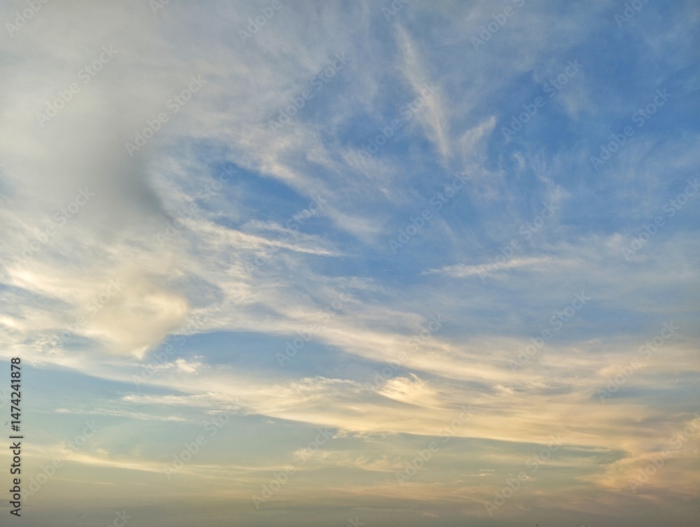 Beautiful dramatic sunset sky and clouds background Beautiful dramatic sunset sky and clouds background