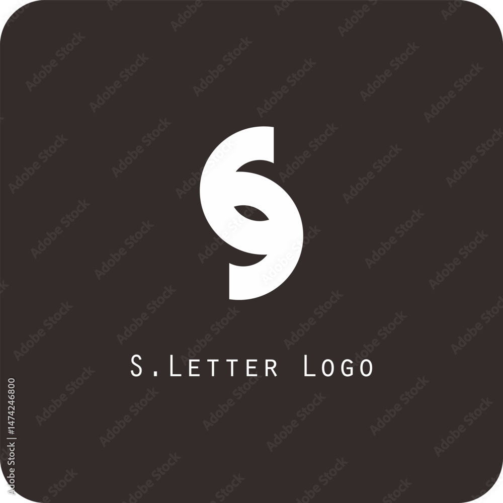 Vector logo design with the letter S symbol is simple, clear, firm, easy to remember, elegant Vector logo design with the letter S symbol is simple, clear, firm, easy to remember, elegant