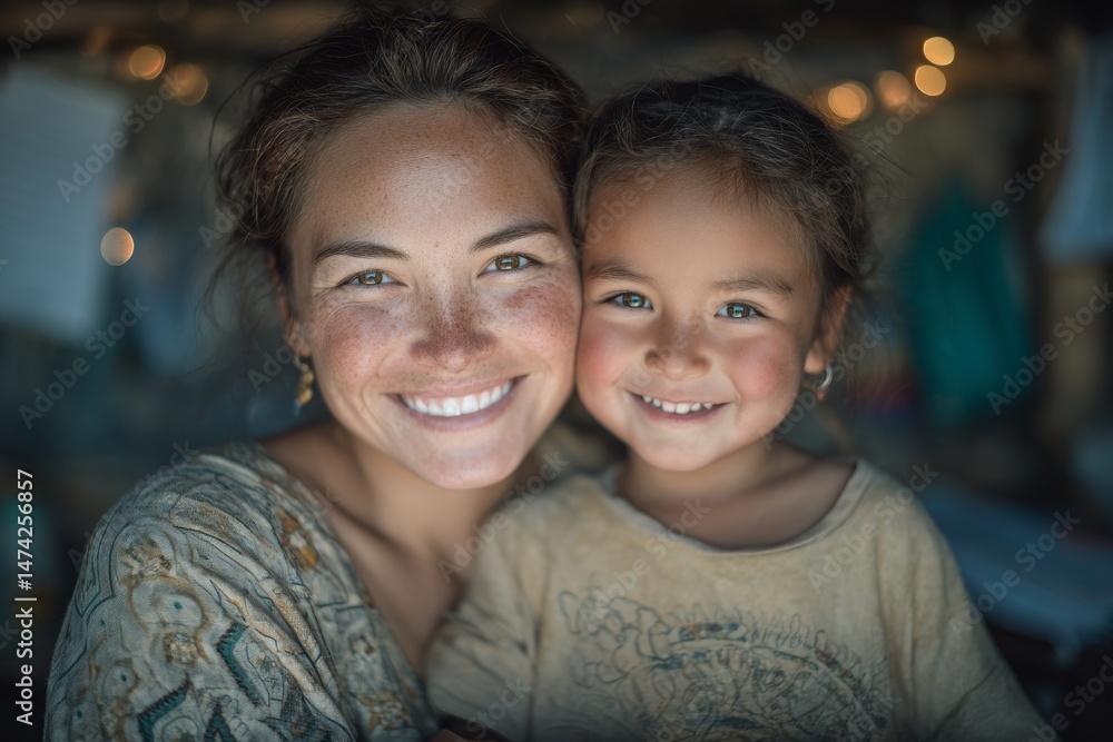 A Hispanic mother assists her young daughter with her homework, guiding her through the process of learning to read and write in the comfort of their own home, a heartwarming scene of a Mayan family A Hispanic mother assists her young daughter with her homework, guiding her through the process of learning to read and write in the comfort of their own home, a heartwarming scene of a Mayan family