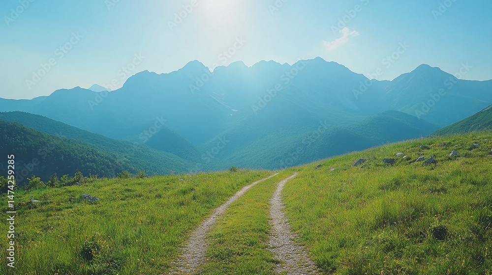 Fototapeta premium Scenic mountain path