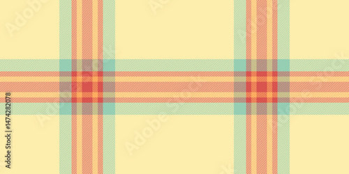Pastel plaid pattern in soft peach, pale mint, and muted orange.  Ideal for textile design, backgrounds, or website graphics.