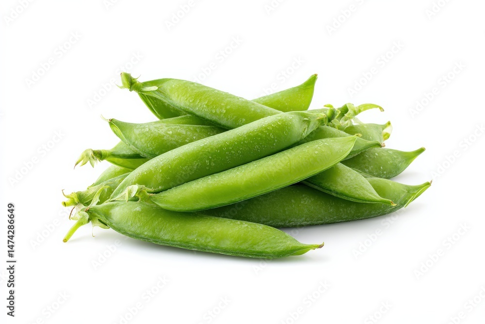 Fresh green peas, vibrant and healthy. Fresh green peas, vibrant and healthy.