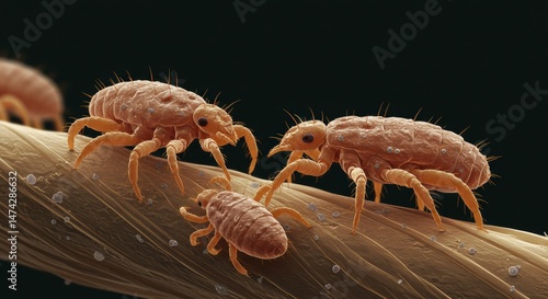 Microscopic world revealed intricate detail of lice amazing nature's artistry