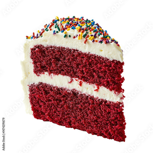 Obraz na płótnie chocolate cake on transparent background w salonie