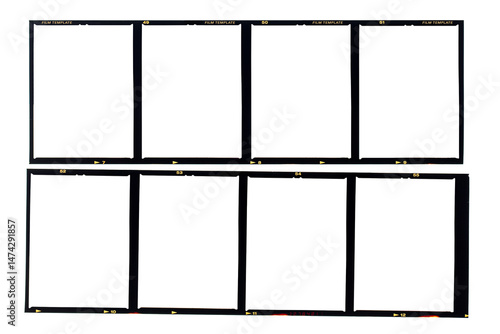 Medium format color film frame.With copy space.