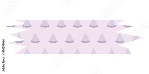 Tape Purple Cute Illustration Set 