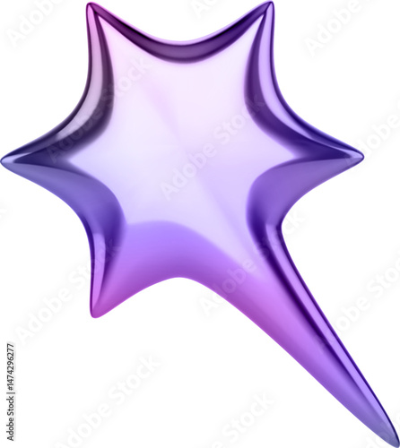 Pink Chrome Star
