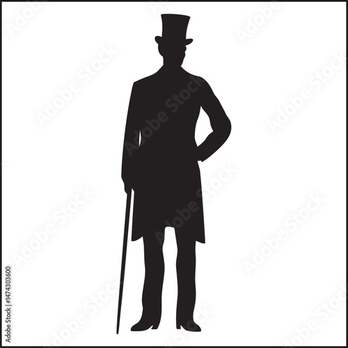 Ringmaster Silhouette Clipart