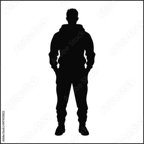 Sweats Silhouette Clipart