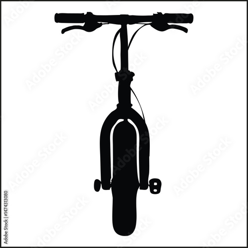Unicycle Silhouette Clipart