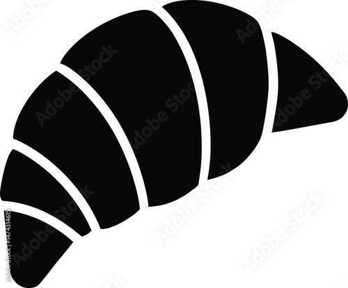 Croissant Icon Vector Illustration