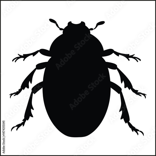 Ladybug Silhouette Clipart