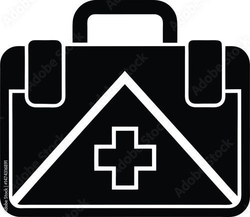 first aid kit icon vector illustration