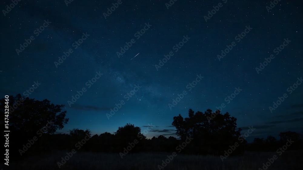 Fototapeta premium night sky with clouds