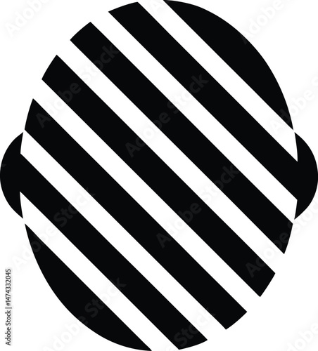 striped pack toffee icon vector illustration