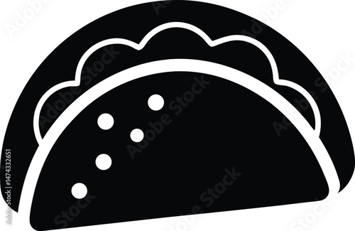 taco icon vector illustration