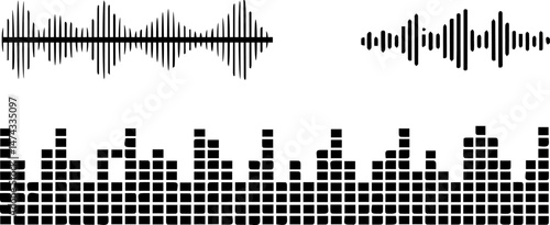 Sound Wave Visualizations: Continuous and Level Indicators