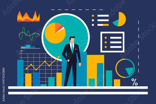 finance investment vector graphics