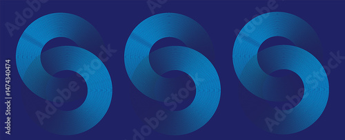 abstract blue background modern design Vector illustration