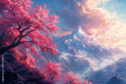 Wallpaper Mural Natural landscape background Torontodigital.ca