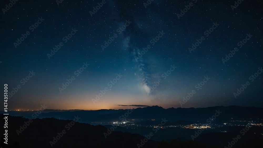 Fototapeta premium time lapse clouds over the city