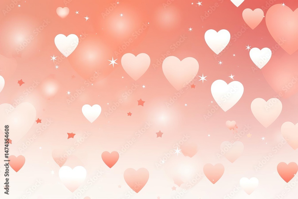 A pink-toned background with white and pink hearts and stars scattered throughout, featuring a gradient and bokeh effect. A pink-toned background with white and pink hearts and stars scattered throughout, featuring a gradient and bokeh effect.