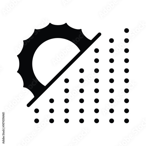 A sun shining over cracked soil, symbolizing drought conditions.