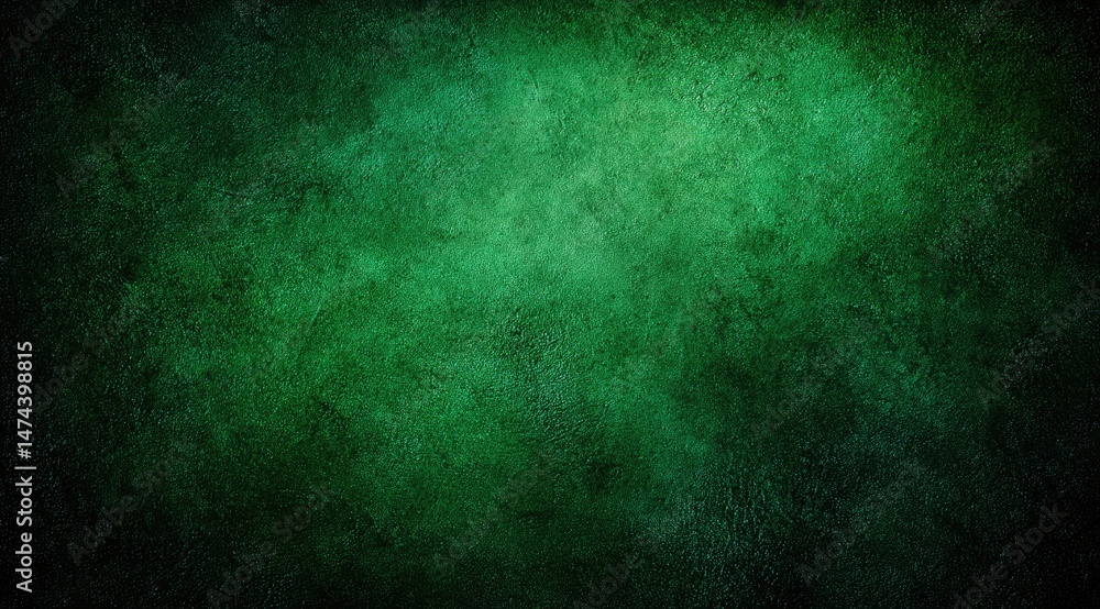Obraz premium Dark, textured green backdrop